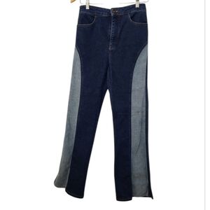 We The Free Flip It and Reverse It Bluestar Denim Boho Flare Jeans Size 27